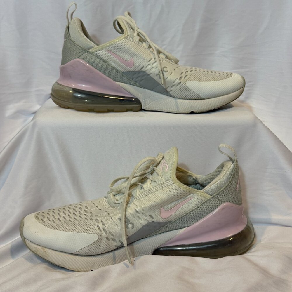 Air Max 270 Pink & White Size 9.5W - Picture 2 of 6
